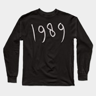 Hand Drawn 1989 Long Sleeve T-Shirt